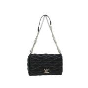 Pre-owned Leather louis-vuitton-bags Louis Vuitton Vintage , Black , D...