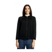 Stijlvolle Fleece Trui Marina Rinaldi , Black , Dames