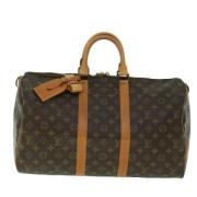 Pre-owned Canvas travel-bags Louis Vuitton Vintage , Brown , Unisex