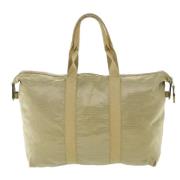 Pre-owned Canvas handbags Yves Saint Laurent Vintage , Beige , Dames