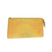 Pre-owned Leather louis-vuitton-bags Louis Vuitton Vintage , Yellow , ...