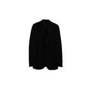 Pre-owned Wool outerwear Burberry Vintage , Black , Dames