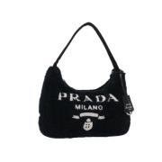 Pre-owned Cotton handbags Prada Vintage , Black , Dames