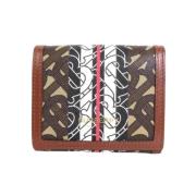 Pre-owned Canvas wallets Burberry Vintage , Brown , Dames