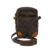 Pre-owned Canvas louis-vuitton-bags Louis Vuitton Vintage , Brown , Da...