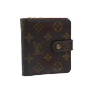 Pre-owned Canvas wallets Louis Vuitton Vintage , Brown , Dames