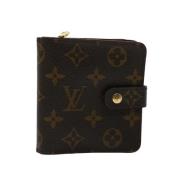 Pre-owned Leather wallets Louis Vuitton Vintage , Brown , Dames