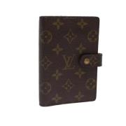 Pre-owned Canvas home-office Louis Vuitton Vintage , Brown , Dames