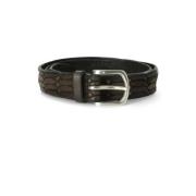 Studded Sport Riem Orciani , Brown , Heren