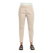 Stelvie Broek Dondup , Beige , Dames