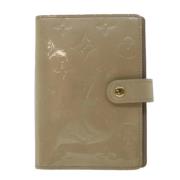 Pre-owned Leather home-office Louis Vuitton Vintage , Beige , Dames