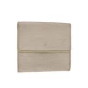 Pre-owned Leather wallets Louis Vuitton Vintage , White , Dames