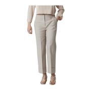 Stijlvolle Broek Via Masini 80 , Beige , Dames