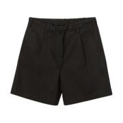 Stijlvolle Bermuda Shorts Aspesi , Black , Dames