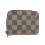 Pre-owned Canvas wallets Louis Vuitton Vintage , Gray , Dames