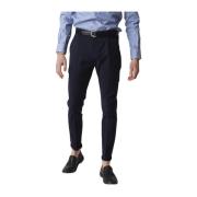 Gaubert Geplooide Broek Dondup , Blue , Heren