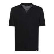 Polo Shirt Lardini , Black , Heren