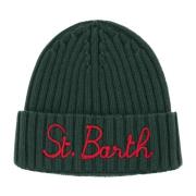 Stijlvolle Winter Beanie voor Mannen MC2 Saint Barth , Green , Heren