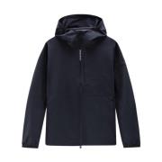 Lichtgewicht Heren Waterdichte Jas Woolrich , Blue , Heren