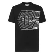 Klassiek T-Shirt Philipp Plein , Black , Heren