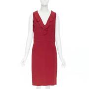 Pre-owned Fabric dresses Valentino Vintage , Red , Dames