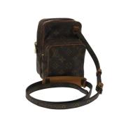 Pre-owned Canvas louis-vuitton-bags Louis Vuitton Vintage , Brown , Da...