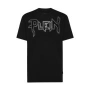 Stijlvolle T-shirts voor mannen en vrouwen Philipp Plein , Black , Her...