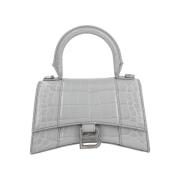 Pre-owned Leather balenciaga-bags Balenciaga Vintage , Gray , Dames