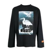 Gecensureerd Logo Crewneck T-Shirt Heron Preston , Black , Heren