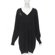 Pre-owned Cashmere dresses Versace Pre-owned , Black , Dames