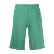 Groene Crest Jog Shorts Maison Kitsuné , Green , Heren