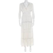 Pre-owned Linen dresses Chloé Pre-owned , White , Dames