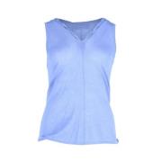 Pre-owned Wool tops Saint Laurent Vintage , Blue , Dames