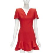 Pre-owned Wool dresses Alexander McQueen Pre-owned , Red , Dames