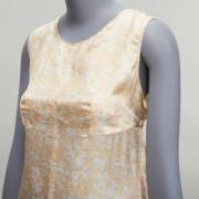 Pre-owned Silk dresses Dries van Noten Pre-owned , Beige , Dames
