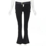 Pre-owned Velvet bottoms Gucci Vintage , Black , Dames