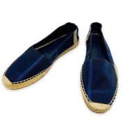 Pre-owned Platte schoenen Burberry Vintage , Blue , Dames