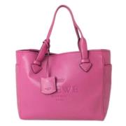 Pre-owned Draagtas Loewe Pre-owned , Pink , Dames