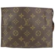 Tweedehands koppeling Louis Vuitton Vintage , Brown , Dames