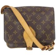 Coated Canvas LV Tassen Louis Vuitton Vintage , Brown , Dames