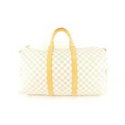 Tweedehands weekendtas Louis Vuitton Vintage , Beige , Dames