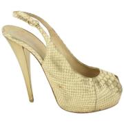 Pre-owned Sandalen Giuseppe Zanotti Pre-owned , Beige , Dames