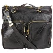 Tweedehands handtas Louis Vuitton Vintage , Black , Dames