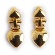 Pre-owned Metal earrings Givenchy Pre-owned , Yellow , Dames