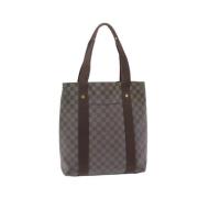 Pre-owned Canvas louis-vuitton-bags Louis Vuitton Vintage , Gray , Dam...