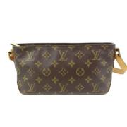 Tweedehands Canvas LV Tassen Louis Vuitton Vintage , Brown , Dames