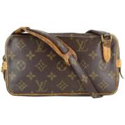 Vintage Schoudertas Louis Vuitton Vintage , Brown , Dames