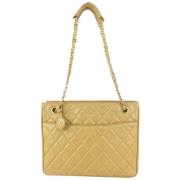 Tweedehands Schoudertas Chanel Vintage , Beige , Dames