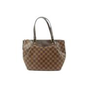 Vintage Leren Tassen Vi1141 Frankrijk Louis Vuitton Vintage , Brown , ...