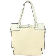 Vintage Winkeltas Gucci Vintage , Beige , Dames